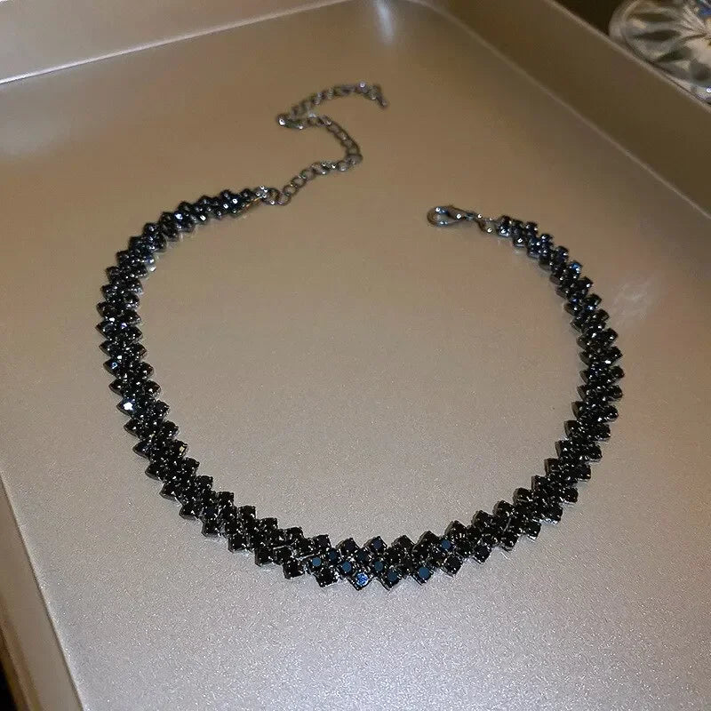 Full Rhinestone Choker - Piña Colada