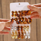 6Pcs/Set Classic Earrings - Piña Colada
