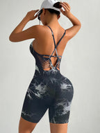 Yoga Workout Jumpsuits Hollowout