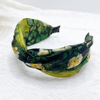 Hairband Wide Side Cross Knot Turban - Piña Colada