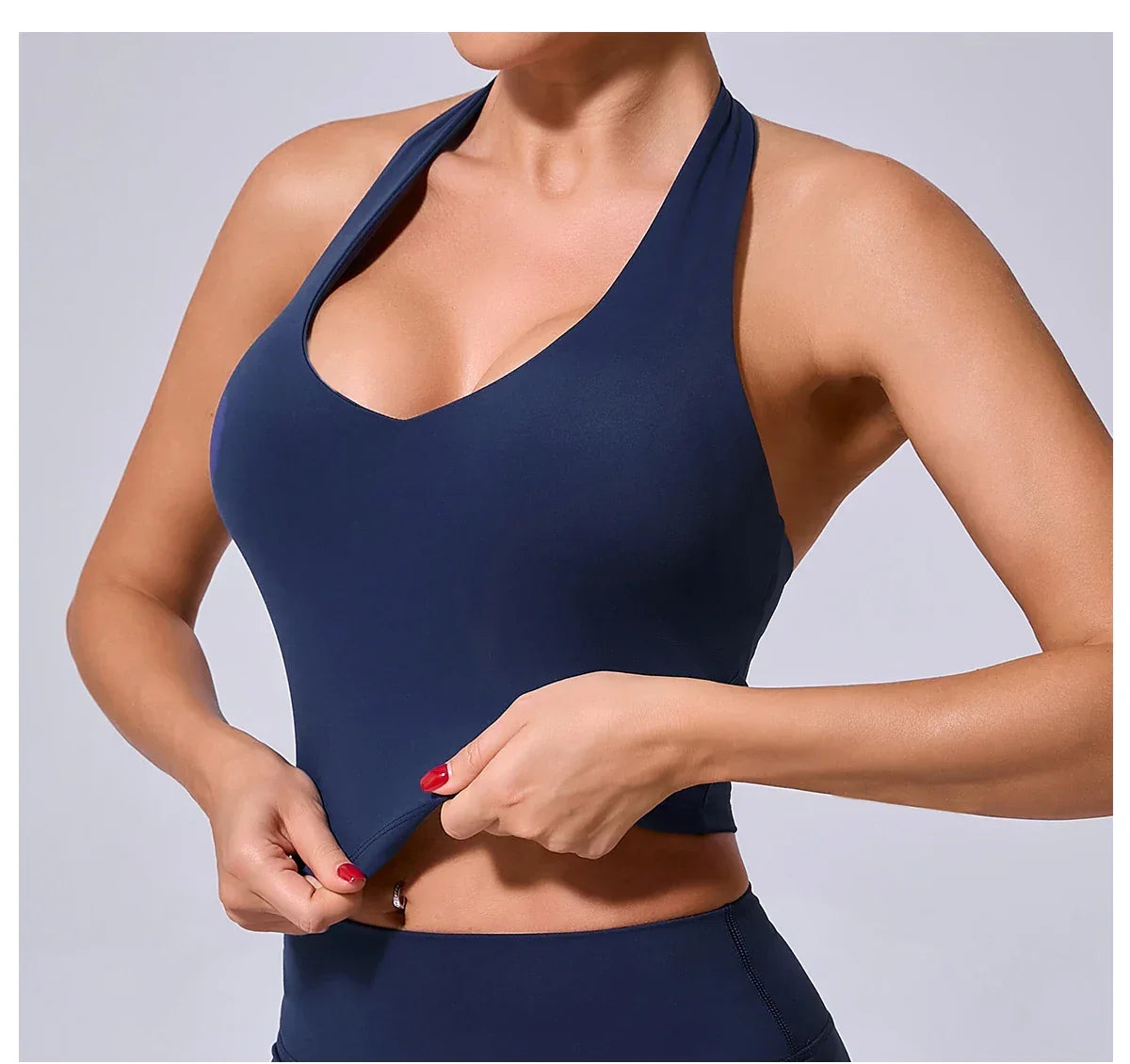 Sports Bra Neck High Support