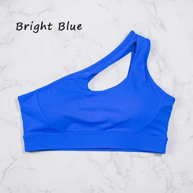 One Shoulder Sports Bras