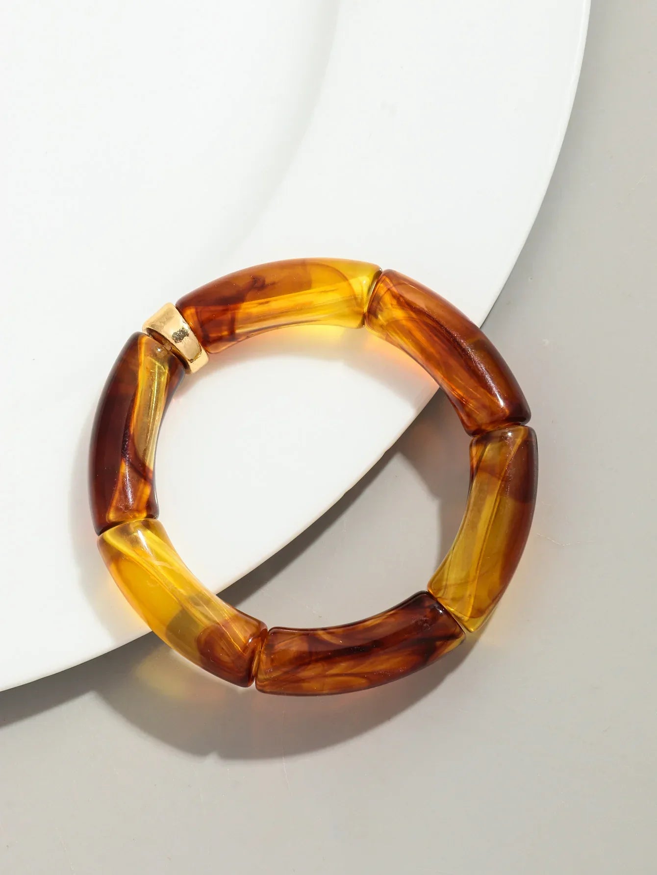 Acrylic Design Bracelet - Piña Colada