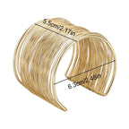 Geometric Cuff Bracelet - Piña Colada