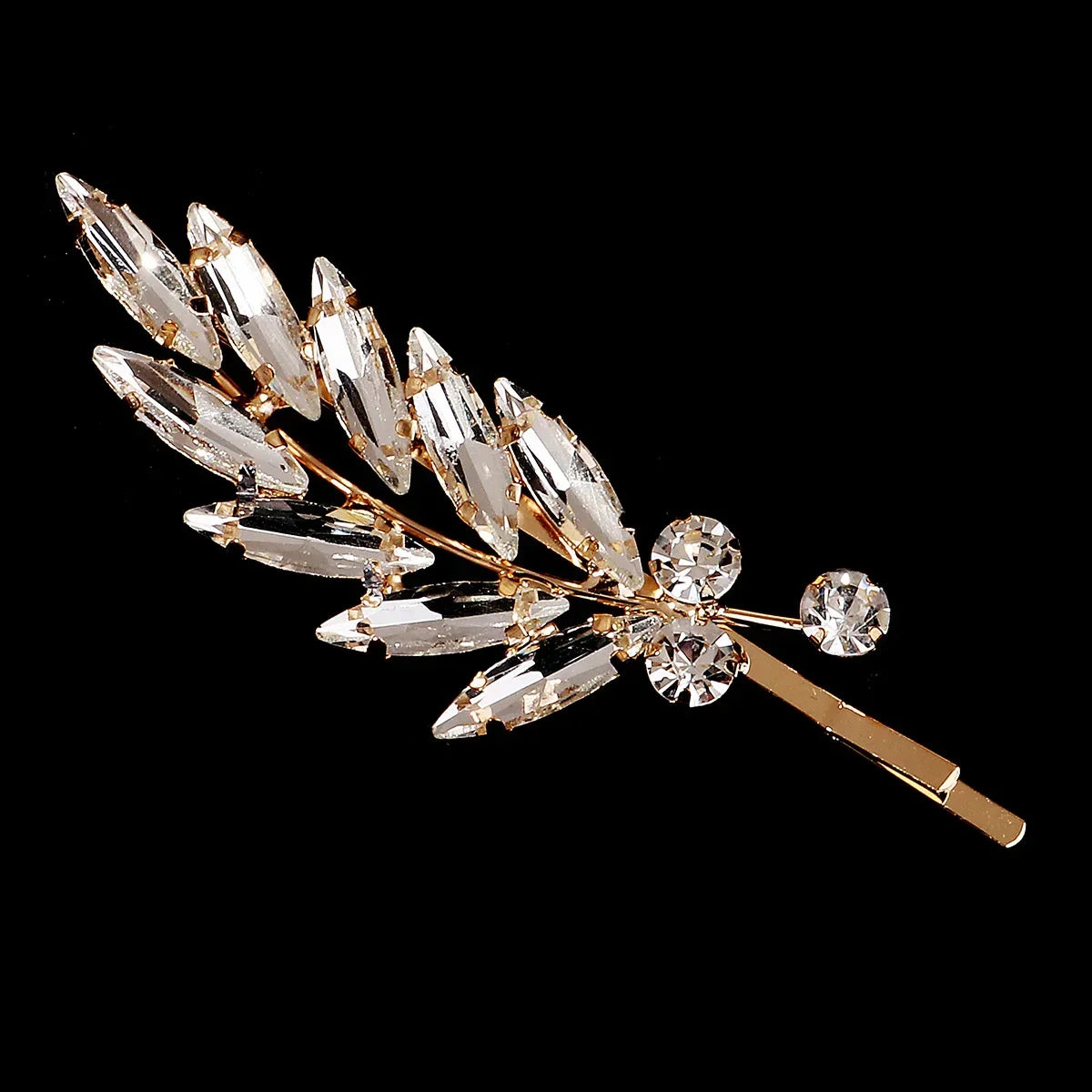 Clear Crystal Hair Pins - Piña Colada