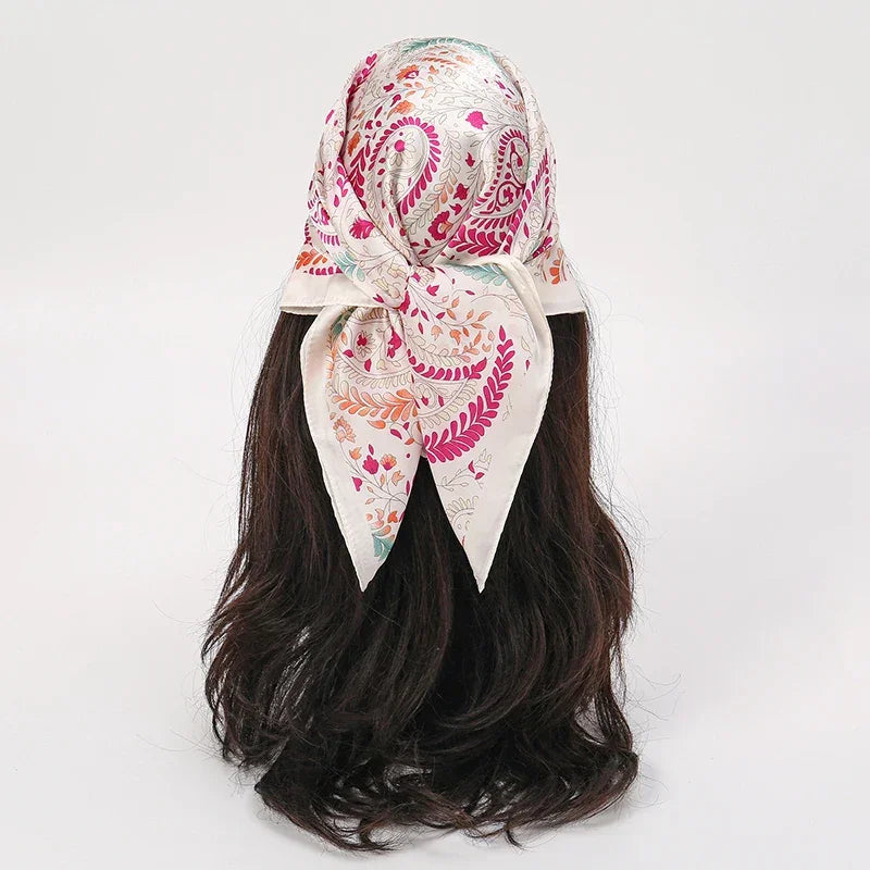 Bohemian Silk Scarf - Piña Colada