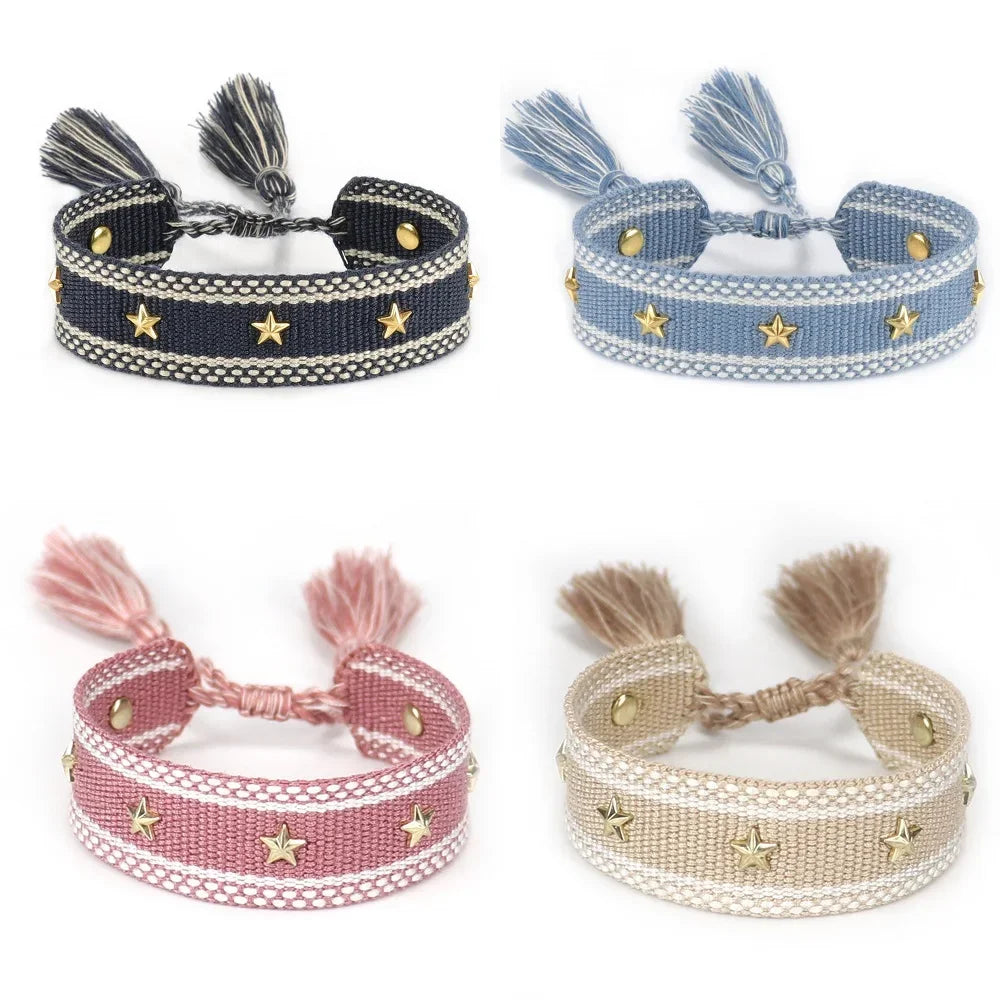 Hand Woven Bracelets - Piña Colada