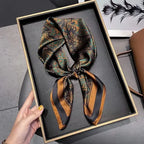 Square Scarf Silk Thin - Piña Colada