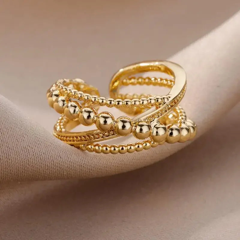 Stainless Steel Rings Aesthetic - Piña Colada