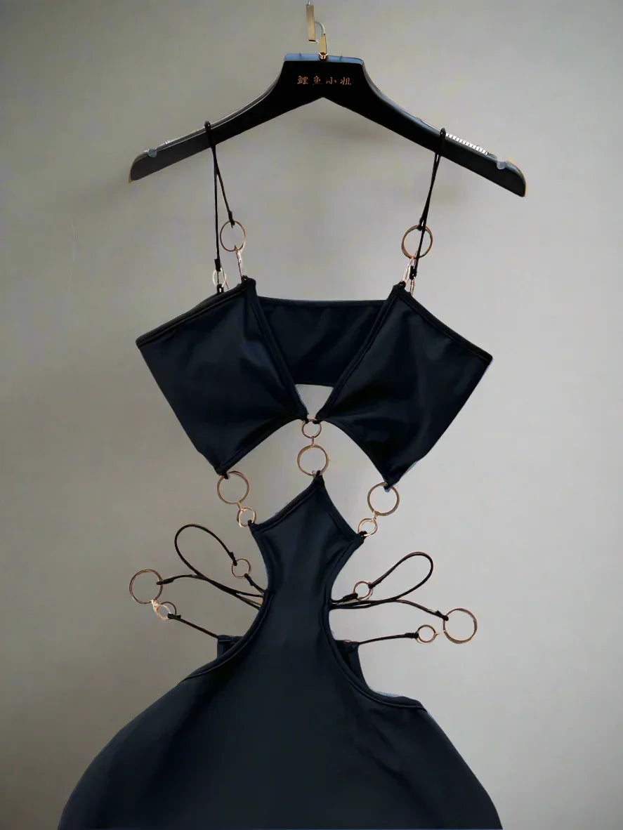 Sensual Hollow Out Long Dress Fashion - Piña Colada