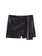 Sequin Shorts Skirts - Piña Colada