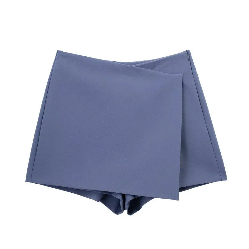 High Waist Tiered Skort – Chic Casual Elegance - Piña Colada