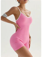 Sexy Backless Jumpsuit Women Yoga - Piña Colada