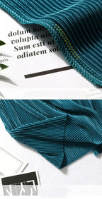 Wide Leg Pants Pleated - Piña Colada