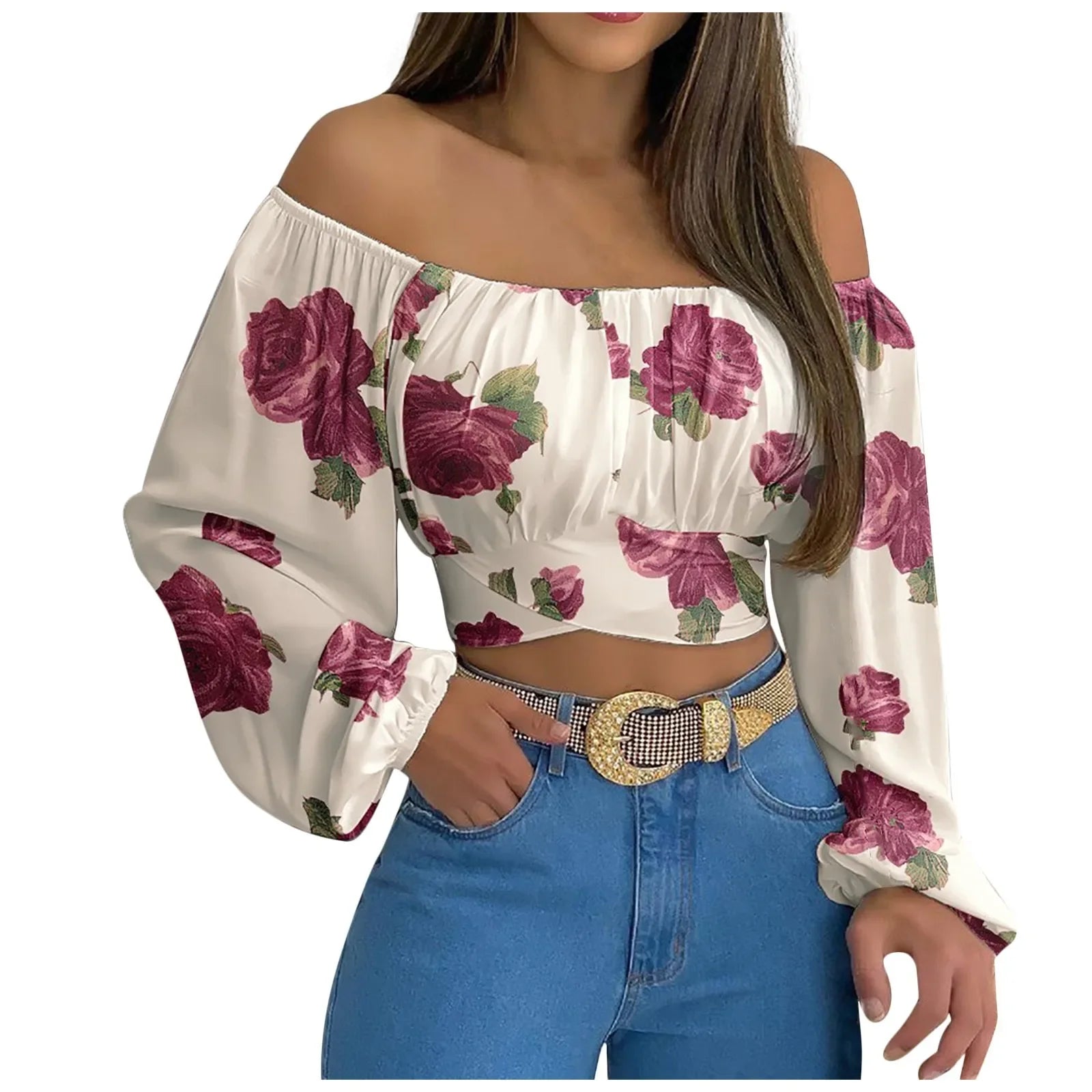 Off Shoulder Blouse - Piña Colada