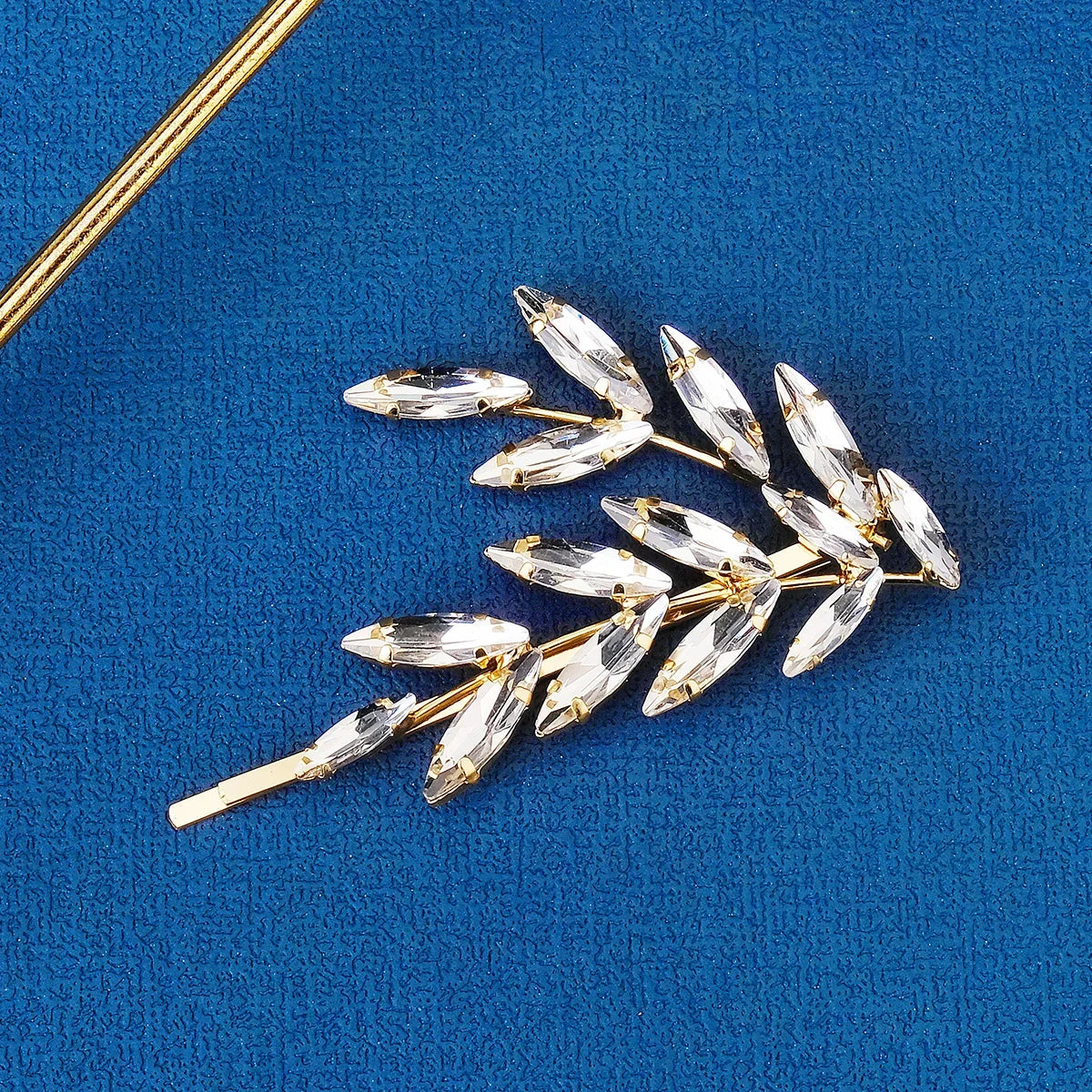 Clear Crystal Hair Pins - Piña Colada