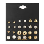 Zircon Crystal Pearl Earrings - Piña Colada