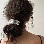 Metal Irregular Double-Layer Hair Bands - Piña Colada