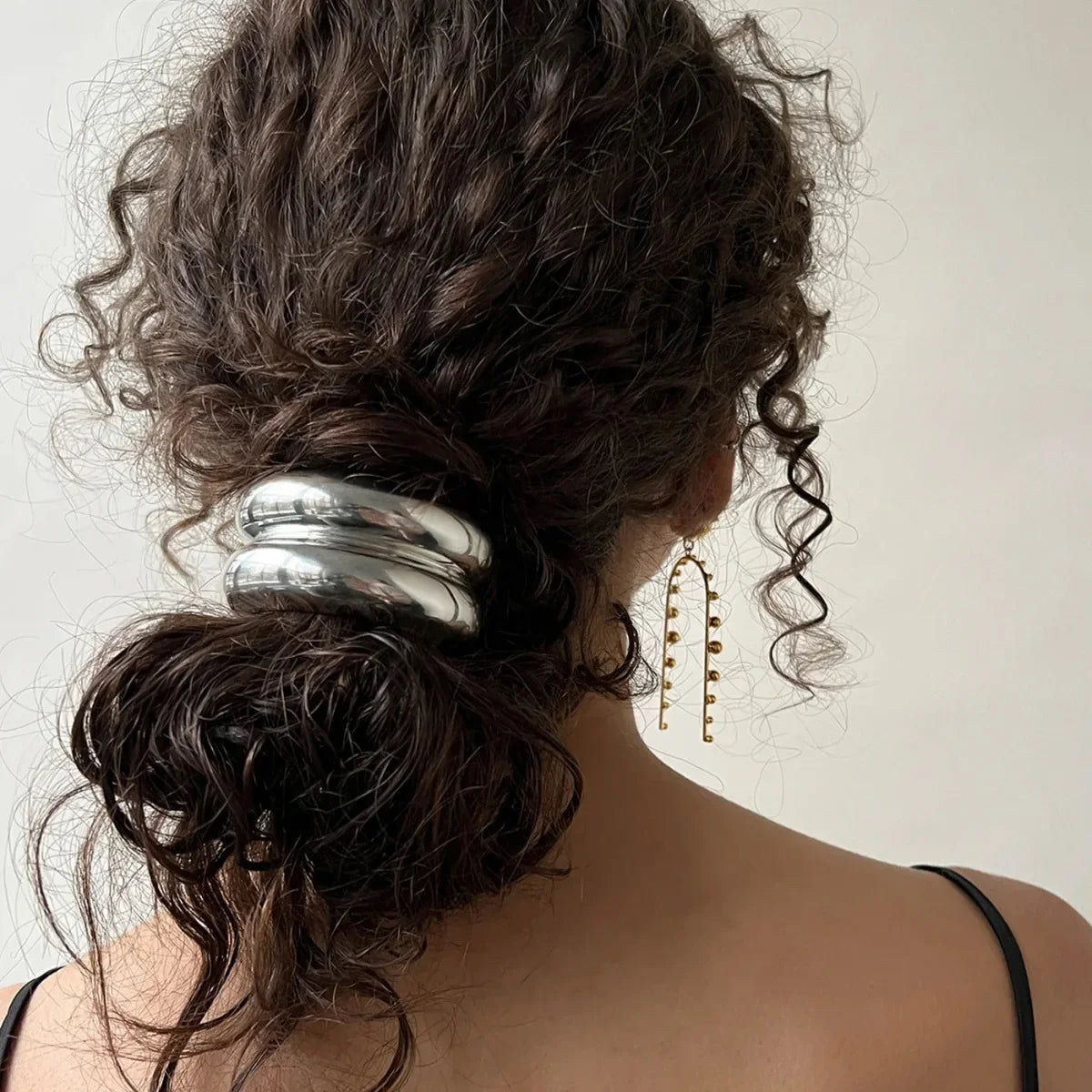 Metal Irregular Double-Layer Hair Bands - Piña Colada