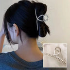 Metal Geometric Hair Claws - Piña Colada