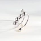 Spinner Ring Crystal Flower - Piña Colada