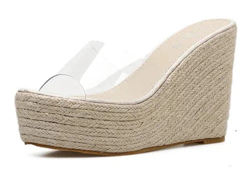 Wedges Platform Women's Slippers Sandal - Piña Colada