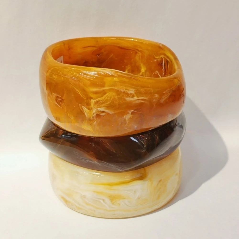 3Pcs/Set Acrylic Bangles
