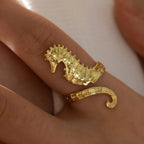 18K Gold-Plated Animal Ring - Piña Colada