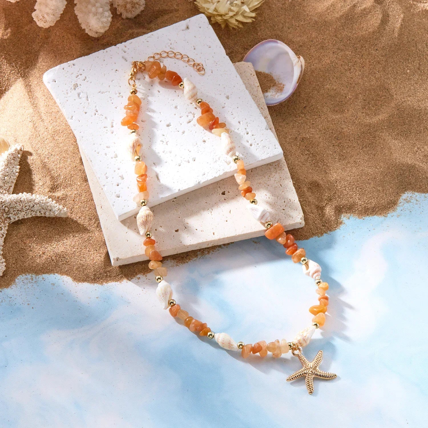 Starfish Conch Pendant