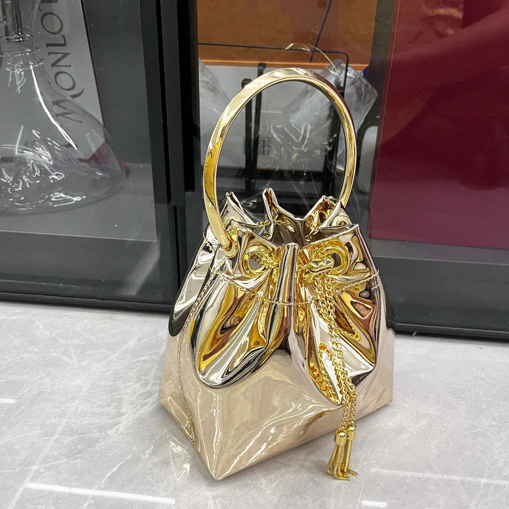 Evening clutch Bag Bucket - Piña Colada
