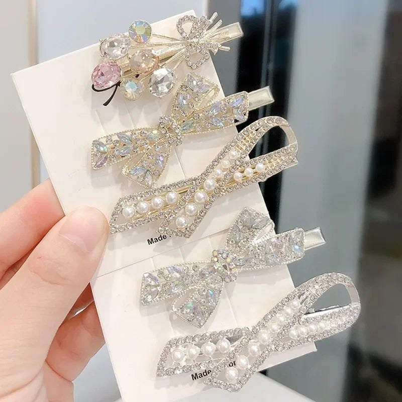 5PCS Metal Hair Clips Set - Piña Colada