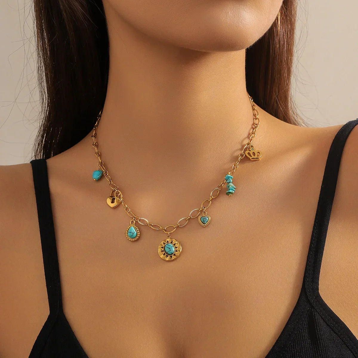 316L Stainless Steel Necklace New Trend - Piña Colada