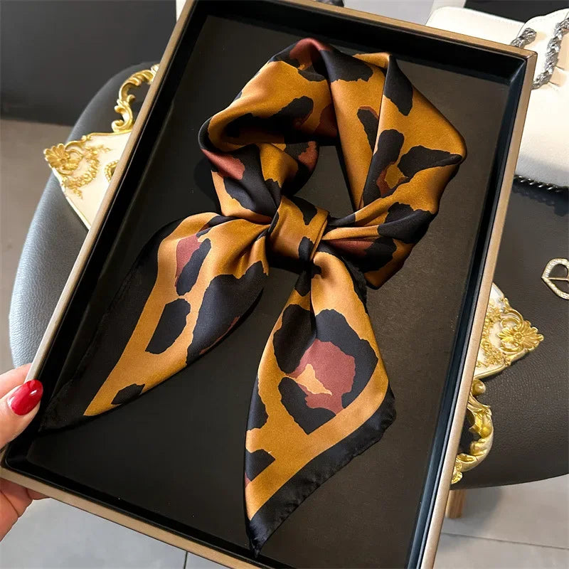 Square Scarf Silk Thin - Piña Colada
