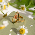 18k Gold Plated Minimalist Ring - Piña Colada