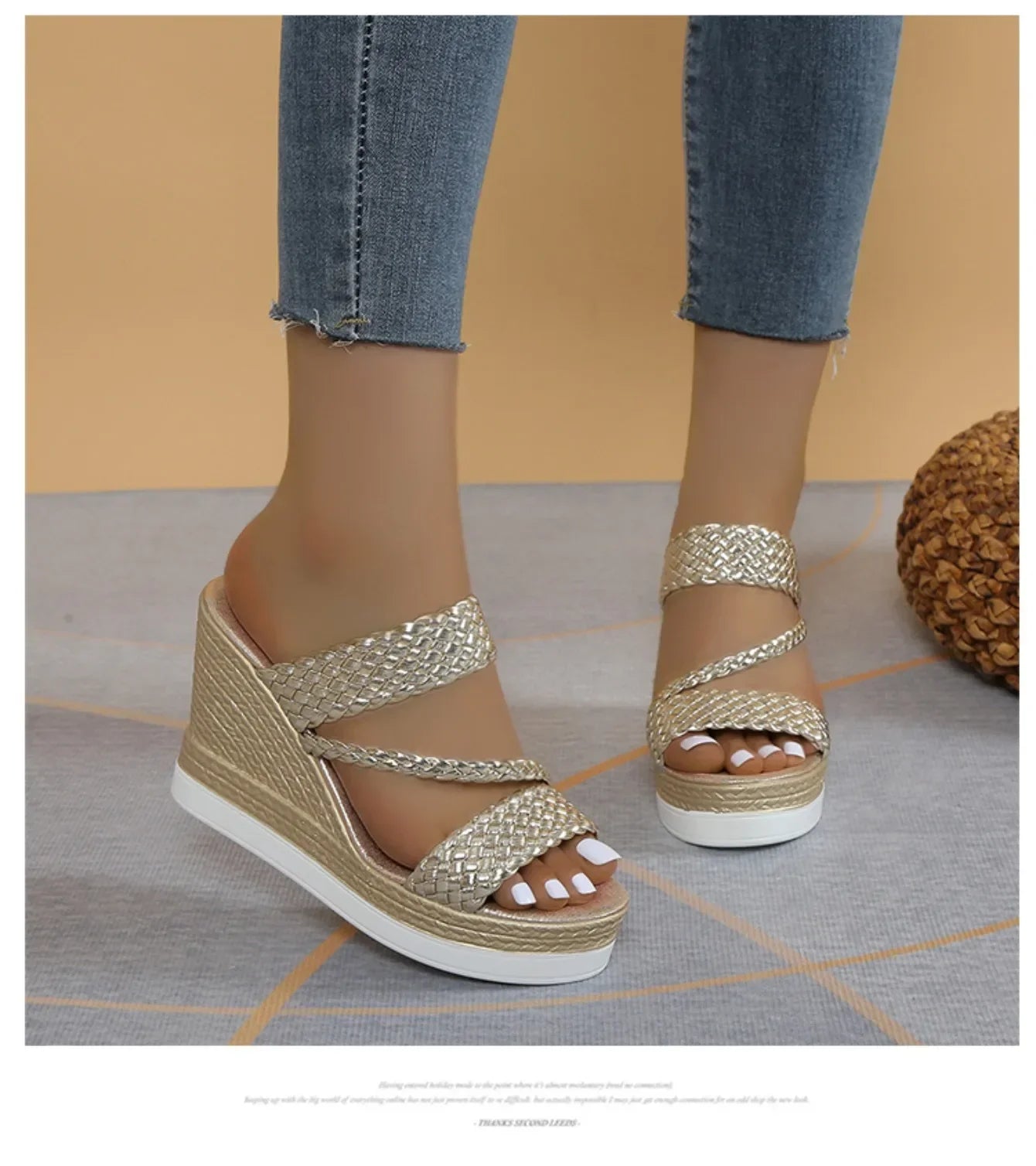 Women Sandals Comfortable Wedges Casual - Piña Colada