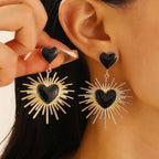 Boho Polka Dot Drop Earrings - Piña Colada
