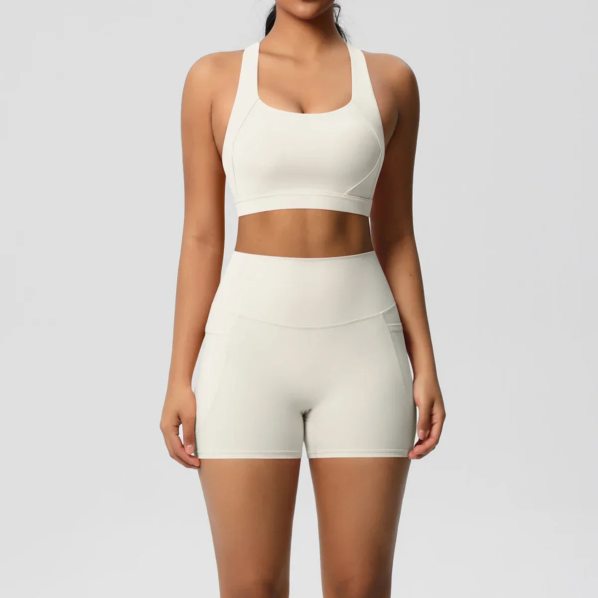 2PCS Sportswear With Pocketed Yoga Set