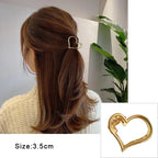 Metal Geometric Hair Claws - Piña Colada