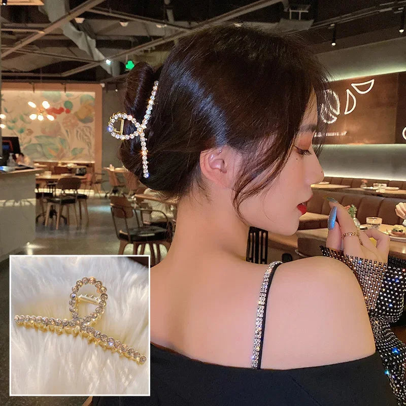 Metal Geometric Hair Claws - Piña Colada