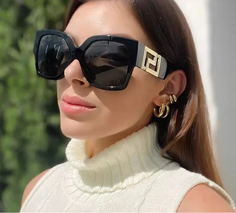 Oversized Women's Sunglasses - Piña Colada