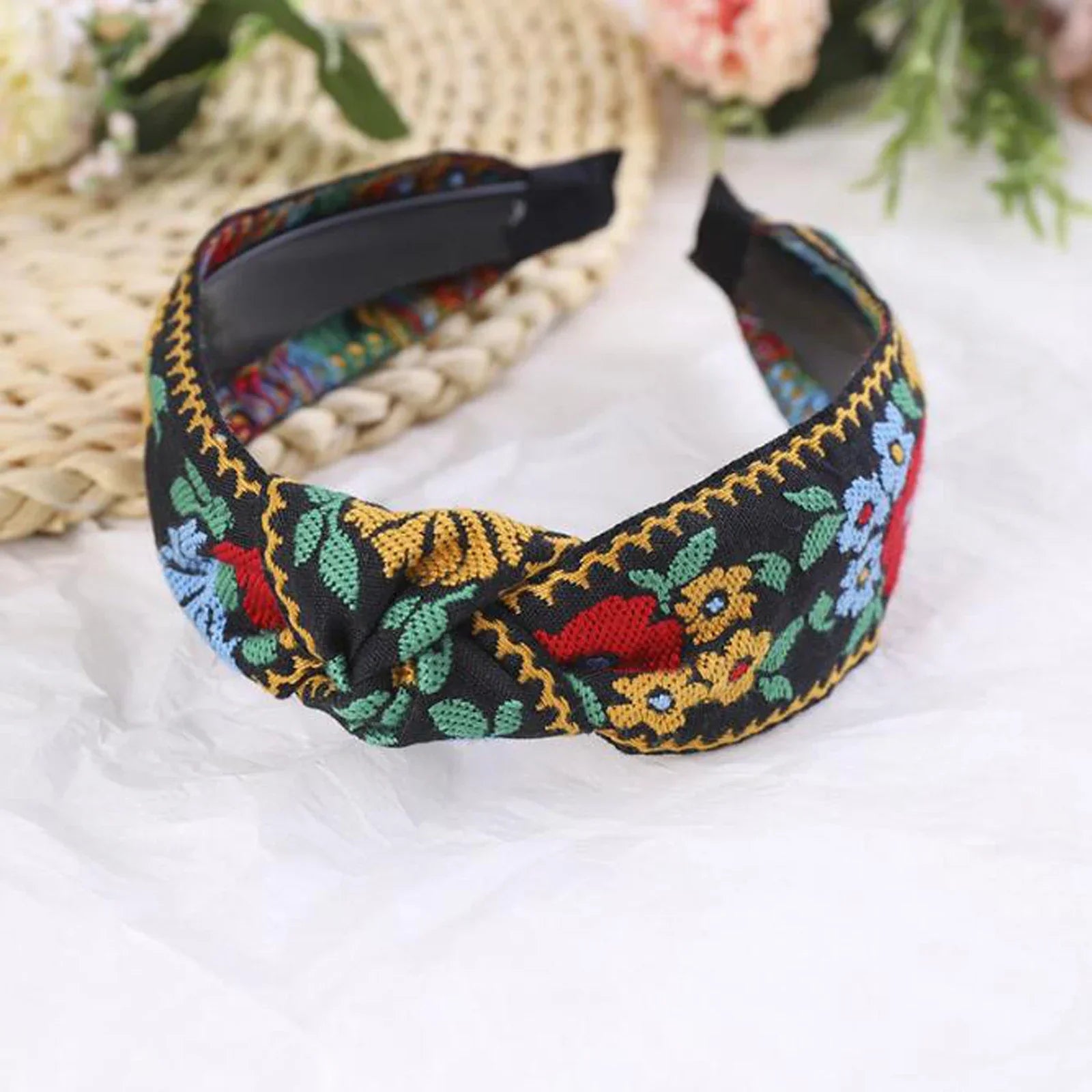 Headband Bohemia Flower - Piña Colada