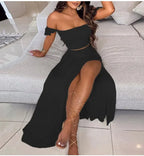 2-Piece Boho Off-Shoulder - Piña Colada