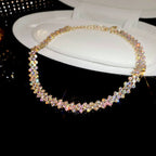 Full Rhinestone Choker - Piña Colada