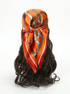 Silk Square Scarf Spring - Piña Colada