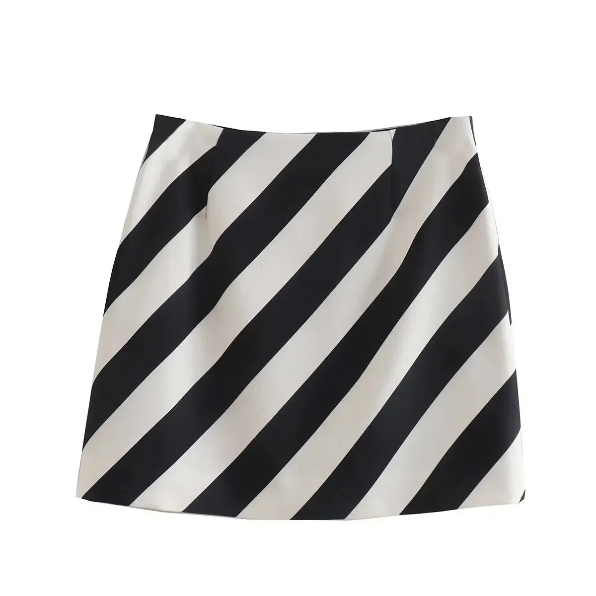 Women's Mid Skirt Striped Casual - Piña Colada