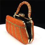 CLUTCH GLITTER BAG FOR EVENING - Piña Colada