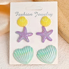 6PCS Stud Earrings - Piña Colada