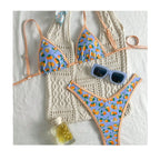 Print Bikini Set Thong - Piña Colada