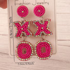 Love Beaded Earrings - Piña Colada