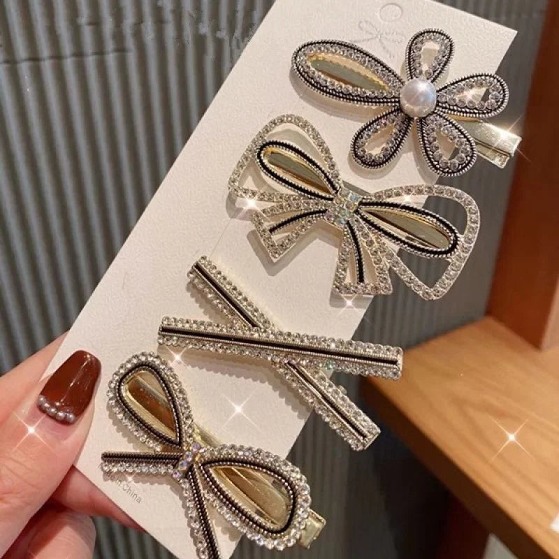 Trendy Geometric Hairpins for Women - Piña Colada